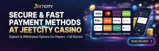 JeetCity Casino Paymetns